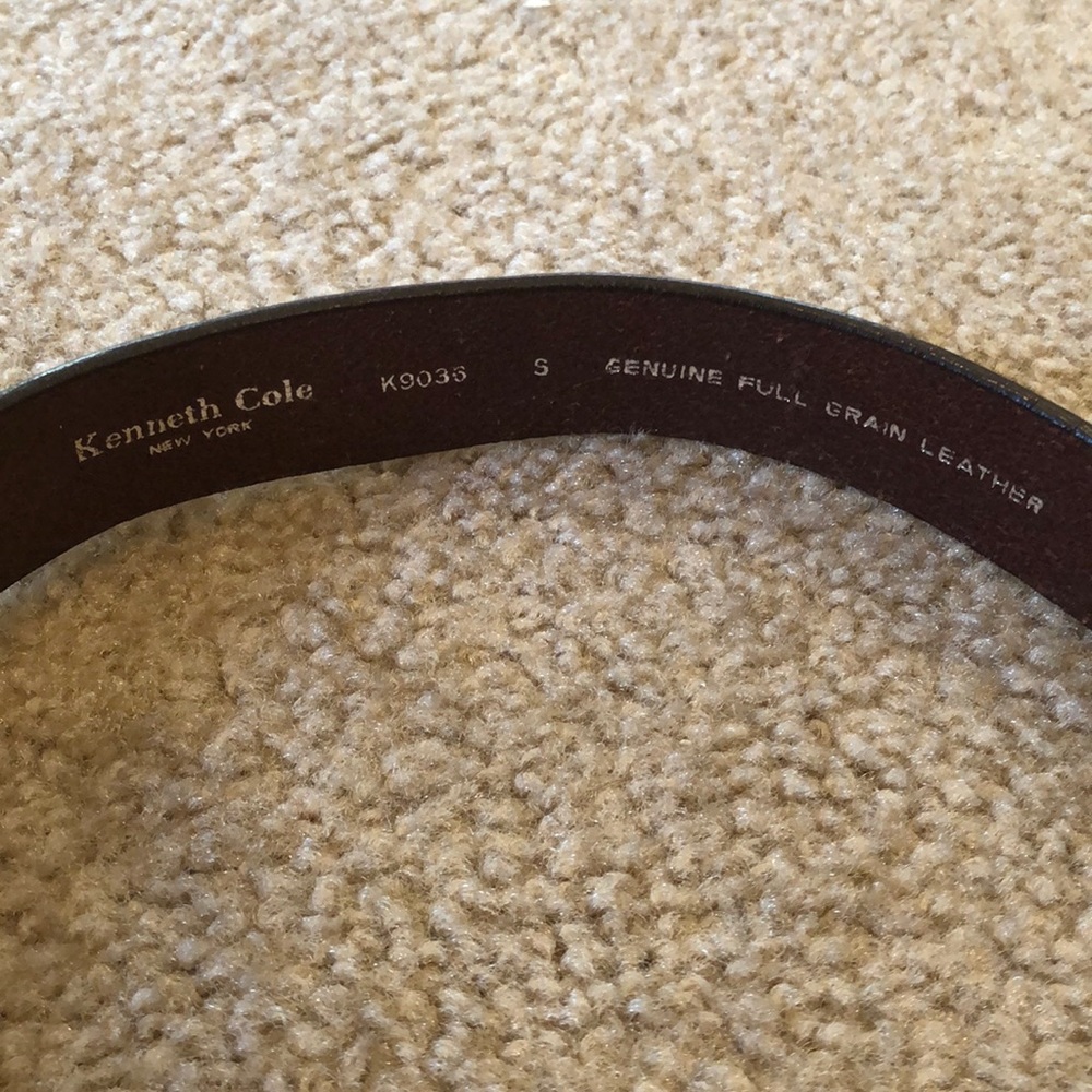 Kenneth Cole NY leather belt - Picture 3 of 4